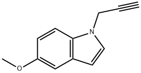 1H-Indole,5-methoxy-1-(2-propynyl)-(9CI) Structure
