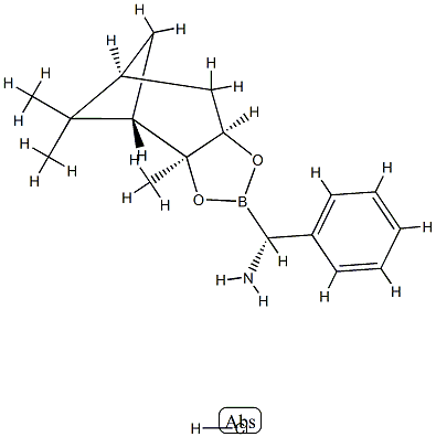 (R)-BoroPhg(+)-Pinanediol-HCl Structure