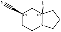 7-Indolizinecarbonitrile,octahydro-,(7R,8aR)-rel-(9CI) Struktur