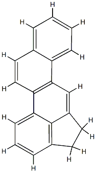 6,7-cyclopentanochrysene 结构式