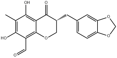 麦冬黄烷酮C,477336-75-7,结构式