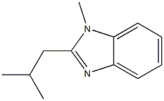 1H-Benzimidazole,1-methyl-2-(2-methylpropyl)-(9CI) Structure
