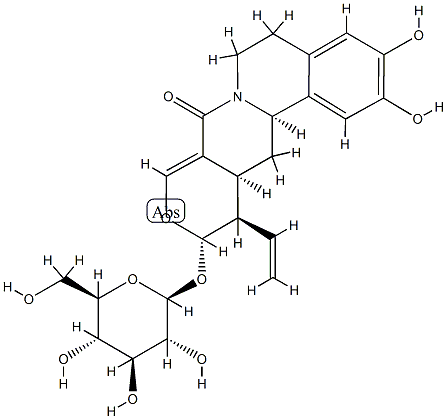 7-O-DEMETHYLALANGISIDE, 47763-23-5, 结构式