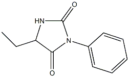 2,4-Imidazolidinedione,5-ethyl-3-phenyl-(9CI) 结构式