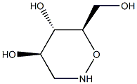 2H-1,2-Oxazine-4,5-diol, tetrahydro-6-(hydroxymethyl)-, (4R,5S,6R)- (9CI) Structure
