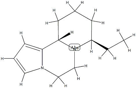 8H-Pyrido[1,2-a]pyrrolo[2,1-c]pyrazine,8-ethyl-5,6,9,10,11,11a-hexahydro-,(8R,11aS)-rel-(9CI) Structure