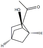 Ethanone, 1-[(1R,4S,6R)-6-hydroxybicyclo[2.2.1]hept-2-yl]-, rel- (9CI) 结构式