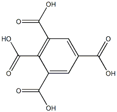 1,2,3,5-苯四甲酸, 479-47-0, 结构式