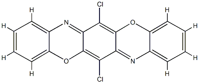6,13-Dichlorotriphenodioxazine Structure