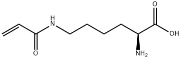 Nε-acryloyl-L-lysin Struktur