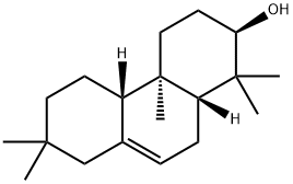 13,13-Dimethylpodocarp-7-en-3α-ol Struktur