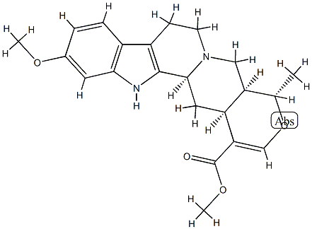 (20α)-16,17-Didehydro-11-methoxy-19α-methyl-18-oxayohimban-16-carboxylic acid methyl ester Structure