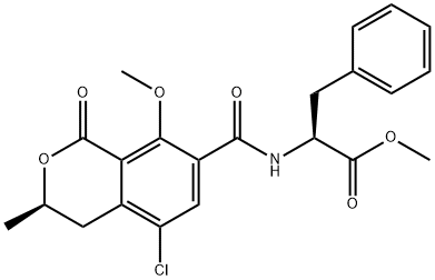 ochratoxin A-O-methyl, methyl ester Structure