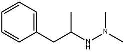 1,1-Dimethyl-2-(α-methylphenethyl)hydrazine 结构式