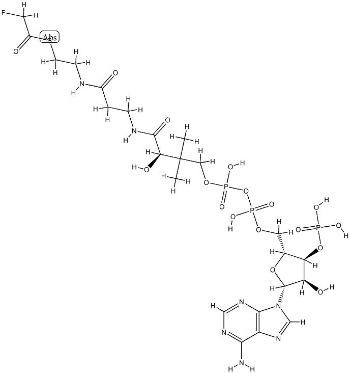 fluoroacetyl-coenzyme A|