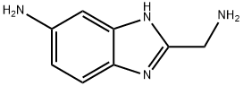 1H-Benzimidazole-2-methanamine,5-amino-(9CI) Struktur