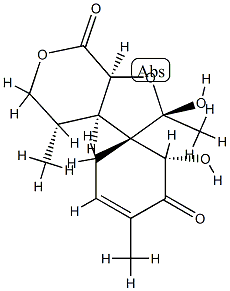 Cyclocalopin A Structure