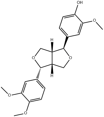 连翘脂素,487-39-8,结构式