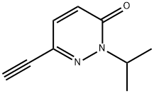 3(2H)-Pyridazinone,6-ethynyl-2-(1-methylethyl)-(9CI) 结构式