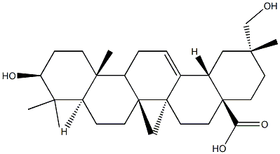 (20R)-3β,29-Dihydroxyolean-12-en-28-oic acid Structure