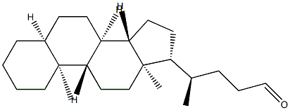 5β-コラン-24-アール 化学構造式