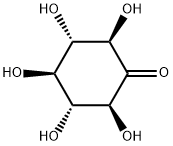 (2S)-2β,3β,4α,5β,6β-ペンタヒドロキシシクロヘキサノン 化学構造式