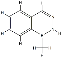 1,2-Dihydro-1-methyl-2,3,1-benzodiazaborine 结构式