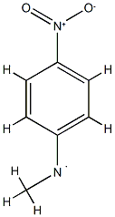 Amidogen,  methyl(4-nitrophenyl)- 结构式