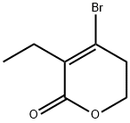 2H-Pyran-2-one,4-bromo-3-ethyl-5,6-dihydro-(9CI) Structure