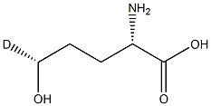 L-δ-Hydroxynorvaline Structure