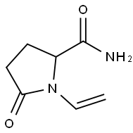 2-Pyrrolidinecarboxamide,5-oxo-1-vinyl-(7CI,8CI) Struktur