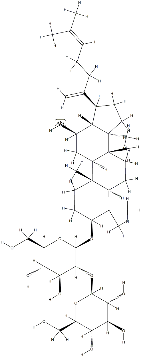 人参皂苷RK2, 494753-69-4, 结构式