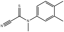 3,4-Formoxylidide,  1-cyano-N-methylthio-  (7CI,8CI) Structure