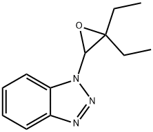 1H-Benzotriazole,1-(3,3-diethyloxiranyl)-(9CI) Structure