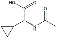 N-Ac-R-2-Cyclopropylglycine Struktur