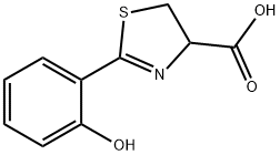 2'-(2-Hydroxyphenyl)-2'-thiazoline-4'-carboxylic acid Structure