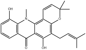 5-HYDROXY-N-METHYLSEVERIFOLINE Struktur