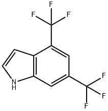 4,6-bis(trifluoromethyl)-1H-indole Structure