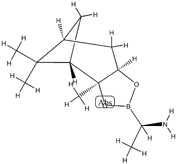 (R)-BoroAla-(+)-Pinanediol Structure