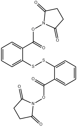 bis(2,5-dioxopyrrolidin-1-yl) 2,2'-disulfanediyldibenzoate,497262-13-2,结构式