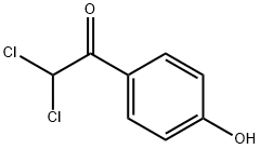 Acetophenone, 2,2-dichloro-4-hydroxy- (7CI,8CI) Struktur