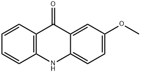 2-メトキシ-9(10H)-アクリドン 化学構造式