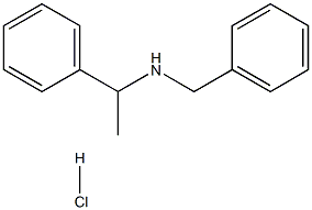 N-BENZYL-alpha-phenylethylamine hydrochloride Structure