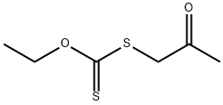 S-丙酮基-O-乙基二硫代碳酸酯 结构式