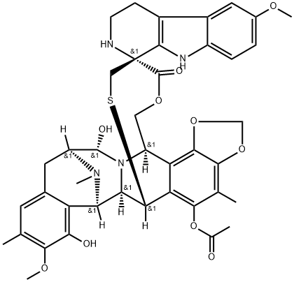 卢比克替定 结构式