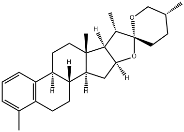 4-Methyl-19-norspirosta-1,3,5(10)-triene Structure