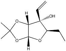 alpha-D-ribo-Hexofuranose,5,6-dideoxy-3-C-ethenyl-1,2-O-(1-methylethylidene)-(9CI),499120-93-3,结构式