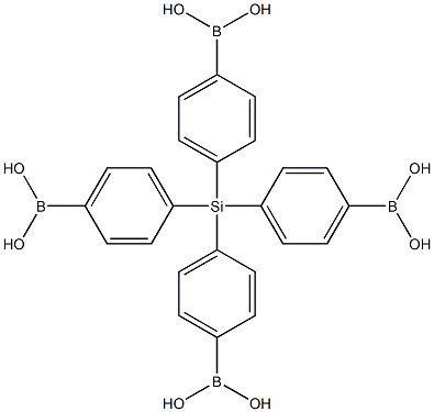 Boronic acid, B,B',B',B'''-(silanetetrayltetra-4,1-phenylene)tetrakis- Structure