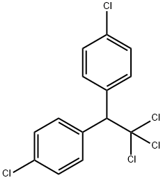 2,2-双(对氯苯基)-1,1,1-三氯乙烷,50-29-3,结构式