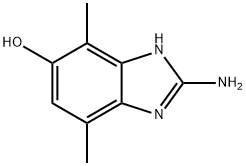 1H-Benzimidazol-5-ol,2-amino-4,7-dimethyl-(9CI) Structure
